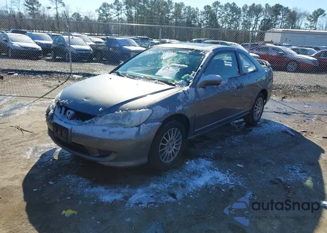 2005 Honda Civic Ex z USA, uszkodzony, nr VIN 1HGEM22925L029511